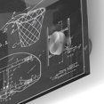 thumbnail image 2 of Epic Art 'Basketball Hoop Blueprint Patent Chalkboard' Acrylic Glass Wall Art, 24"x36", 2 of 3