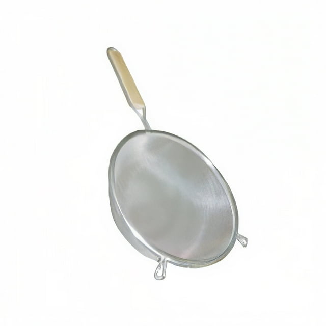 Thunder Group SLSTN3106 6" Strainer w/ Single Fine Mesh & Wooden Handle, Tin