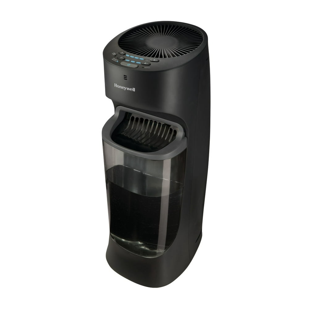 Honeywell Top Fill Tower Humidifier with Humidistat Black, HEV615B