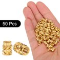 thumbnail image 3 of 50 Packs M3 Threaded Inserts Brass Heat Set Insert M3x6.5mm, OD 5mm Knurled Insert Nuts, 3 of 6