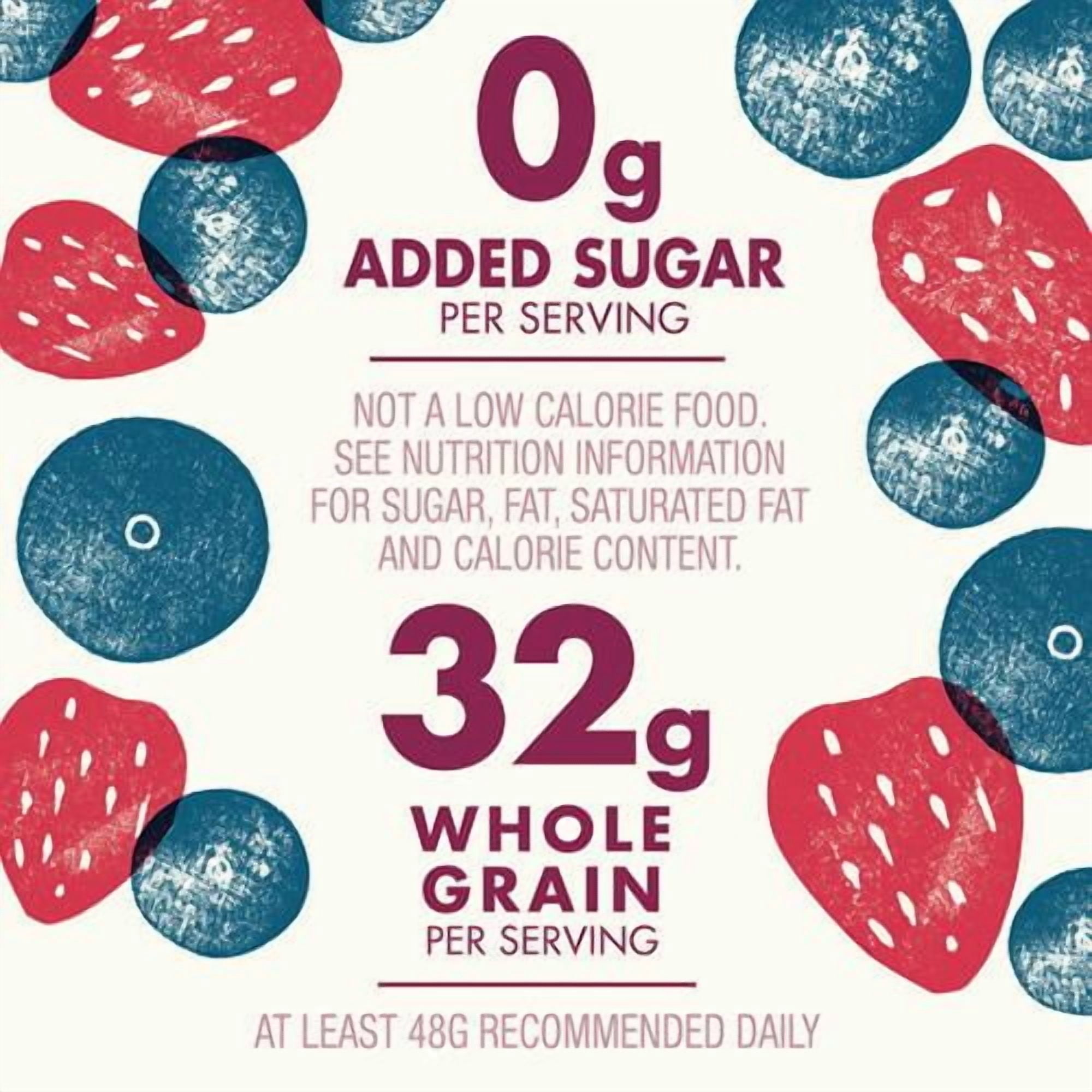 Cascadian Farm Organic Mixed Berry Cereal, No Added Sugar, 12.5 Oz - Pack of 2
