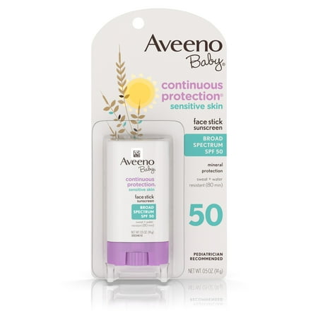 Aveeno Baby Mineralblock Face Sunblock SPF 50, .5 oz