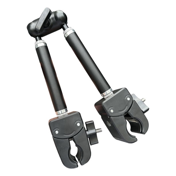 Soporte de abrazadera para cámara, soporte de luz para estudio fotográfico, soporte de brazo para fotografía, bandera para exteriores estable Longitud 46 cm