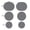 Dark grey, variant on 6PCS Sports Shoe Repair Patches, Anti-wear Shoe Patches, Insole Repair Patches, Self-adhesive Patches Inside High Heels