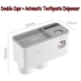 thumbnail image 2 of Toothbrush Holder Wall Mounted, Automatic Toothpaste Dispenser Squeezer Kit -Magnetic Toothbrush Holder for Bathroom and Vanity, 6/7 Brush Slots 2/3/4 Cups 1 Cosmetic Drawer1 Large Storage Tray, 2 of 2