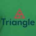 thumbnail image 3 of CafePress - Triangle Logo T Shirt - Women's V-Neck Dark T-Shirt, 3 of 4