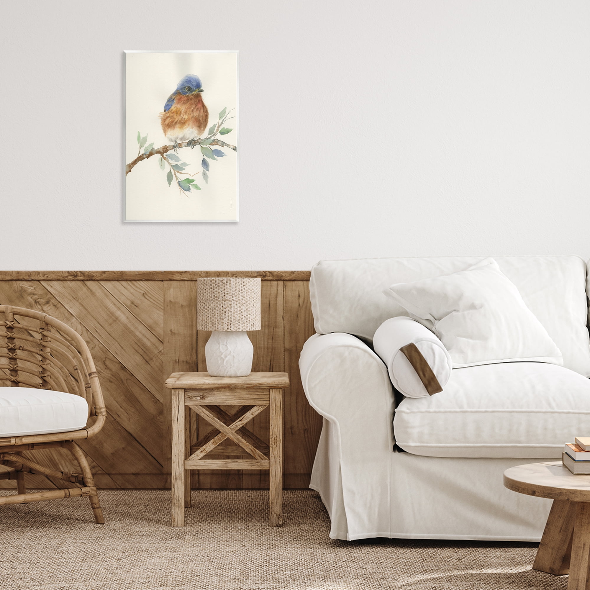 Stupell Industries Songbird Perched on Branch Wall Plaque Art, design by Cady Driver