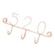thumbnail image 3 of Soporte para Colgador , de Pared Multifunción Para Abrigos, Sombreros, Bolsos, Sombrillas, Toallas 520 oro rosa__3 s Multifunction Wall Soporte para colgador de gancho de pared, 3 of 6
