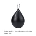 thumbnail image 3 of Pear Shape Speed Ball Swivel Boxing Punch Bag Punching Speedball (Black), 3 of 6