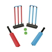 Sportime UltraFoam Cricket Game, Set of 2 Wickets, 2 Bats and 2 Balls