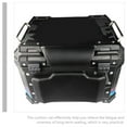 thumbnail image 2 of SHISUYAN 1 Set Motorcycle Back Rest Lumbar Support Pillow Black Rectangular 11.7x6.7x0.6in, 2 of 8