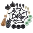 thumbnail image 5 of 1Set Decoraciones de Halloween Figuras de plástico Accesorios de casa de muñecas Halloween Figuras en miniatura, 5 of 5