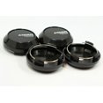 thumbnail image 2 of 4pcs 64mm Advan Racing Hubcaps Rim Caps Wheel Center Caps Badge Black TE37, 2 of 3