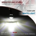thumbnail image 5 of (Pack of 20)3/4 Inch Mount White LED Clearance Bullet Marker lights, Side LED marker lights for trailer Truck RV Car Bus Van, 5 of 12