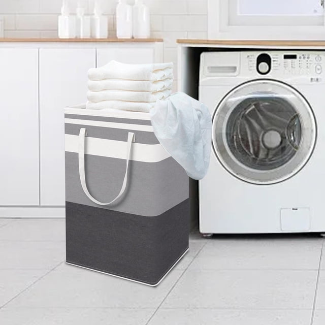 Large Capacity 75L Freestanding Laundry Hamper Storage With Extended Handles For Home Dorm Organization