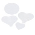 thumbnail image 3 of Molde para posavasos, 4 Uds., 4 estilos diferentes, lavable, reutilizable, adornos DIY para el hogar, arte de resina, 3 of 5