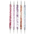 thumbnail image 1 of GOOHOCHY Juego de 5 herramientas para manicura y decoración de uñas, con diamantes de imitación acrílicos y bolígrafo de doble punta para manicura (colorido), 1 of 6