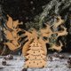 thumbnail image 5 of Vector de Papá Noel Balanceándose Adorno de Madera de Papá Noel Balanceándose, 5 of 6