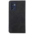 thumbnail image 3 of For Oppo Find X5 Lite Skin Touch Feeling Flip Case Absorption Folding Stand Cover with Card Slots, 3 of 5