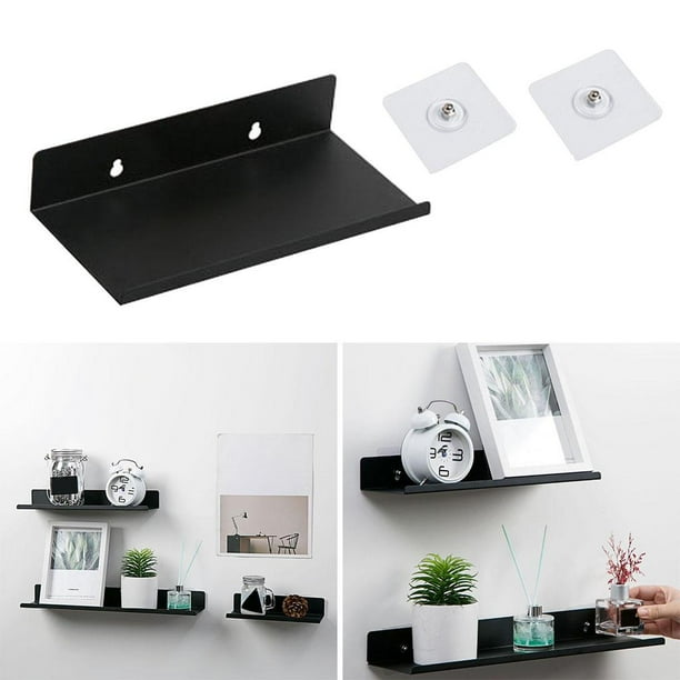 Estantería flotante sin daños, estantería de pared repisa , estantería de exhibición pequeña para Almacenamiento de de vídeo S yotijar estante flotante de montaje en pared
