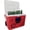 Red, variant on KoolMAX Cooler with Bluetooth Speaker System, 350W Boombox, 40 Qt Cooler, Rechargeable, USB 12V Car Cigarette Lighter Power Station, Guitar Amplifier, Radio, PA Machine, Karaoke, Blue