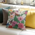 thumbnail image 3 of Orinice Spring Summer Floral Colorful Pillow Covers   Wild Flower Plant Butterfly Throw Pillows Case Square  Throw Pillowcase Cushion Vintage Outdoor Home Decor for Bed Sofa Car Couch 20x20in, 3 of 5