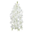 thumbnail image 2 of ERTZAE White 23.62" Wisteria Vines Silk,Artificial Flowers,Wisteria Vines Hanging Flowers Silk Wisteria String For Home Garden Party Wedding Decor,Wedding Arch Floral Party Garden Ceremony, 2 of 9