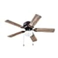 thumbnail image 3 of Prominence Home Alvina 44" Indoor LED Ceiling Fan with Pull Chain, Bronze, 3 of 15