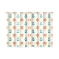 thumbnail image 1 of BSDHOME Vintage Nautical Anchor and Rudder Window Curtain Kitchen Curtain 26x39 inches (Two Piece), 1 of 3