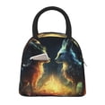 thumbnail image 2 of Haiem Firefly Forest Fox Printed Lunch Bag Women, Lunch Box Lunch Bag for Women, Small Leakproof Cute Lunch Tote Large Capacity Reusable Insulated Cooler Lunch Container, 2 of 6