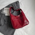 thumbnail image 4 of Bolso Tote Hobo para Mujer Wdftyju Cierre Magnético Cuero PU Vino Rojo, 4 of 9