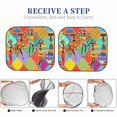 thumbnail image 6 of Haiem Dancing African Womans,Colorful African Womans Car Windshield Sun Shade (2 Pieces) Foldable Windshield Sun Shade Car Accessories for Truck SUV Pickup-Medium, 6 of 7