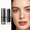 thumbnail image 3 of Mirror Glow Blush Stick 04 Brisk Babe, Powder Blusher Cream with Silicone Puff, Natural Dyeing, Long Lasting Cheek Makeup, 3 of 5