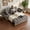Dark Gray, variant on BSHTI 65" 3-in-1 BSHTI 65" Velvet Convertible Sleeper Couch with 5-Position Adjustable Backrest, USB Port, Storage Armrests for Living Room, Apartment, Office (Light Gray)