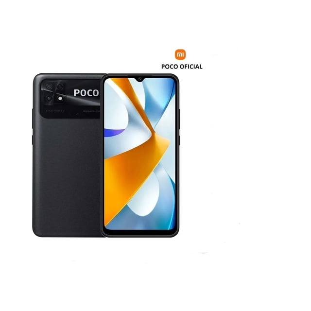 Smartphone Dual SIM de 64 GB 4 GB RAM Xiaomi Poco POCO C40-NEGRO