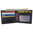 thumbnail image 3 of RFID Wallets for Men Slim Bifold Genuine Leather Front Pocket Wallet with ID Window, 3 of 21