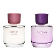 Zara Gardenia & Orchid Perfume for Women Eau de Parfum Set 2x90ML (3.04 FL. OZ.) Luxurious Floral & Fruity Fragrance with Coffee, Musk & Amber