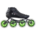 thumbnail image 1 of Atom Luigino Strut 4 Wheels Inline Skate Package (Matrix 90mm, 14 (13 Men's), Black, SWISS), 1 of 2