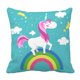 thumbnail image 1 of ABPHQTO Fairy Unicorn Rainbow Horse Pony Magic Animal Funda de almohada Funda de almohada Protector de almohada Cama 40x40 cm, 1 of 1