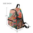 thumbnail image 3 of FORMRS School Backpack with Front Zippered Pocket 12" Student Travel Daypack, Cityscape Painting, 3 of 6