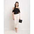 thumbnail image 5 of Rajnandini Women's Black Butterfly Sleeve Western Top (ROLY09A-M), 5 of 5