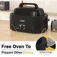 thumbnail image 7 of Superjoe 22 Quart Electric Roaster Oven with Self-Basting Lid, Turkey Roaster Oven Buffet with Removable Pan, Cool-Touch Handles, Black, 7 of 7