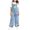 Light Blue, variant on CPNG Girls Baggy Denim Overalls Adjustable Straps Jeans Overalls Cute Flower Print Wide Leg Denim Jumpsuit Bib Overalls(Light Blue,7-8 Years)
