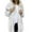 White, variant on Womens Fuzzy Jacket Hooded Cardigan Soft Cozy Open Front Sherpa Fleece Coat Winter Warm Outwear with Pockets