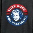 thumbnail image 3 of Golden Girls - President Rose - Women's Lightweight French Terry Long Sleeve Shirt, 3 of 5