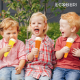 thumbnail image 2 of Ecoberi Silicone Popsicle Molds 10 Pack Reusable Ice Pop Molds with Lids, 2 of 7