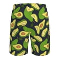 thumbnail image 6 of Kdxio Fresh Avocado Pattern Mens Casual Shorts - Drawstring Summer Beach Sports Shorts for Men, 6 of 9