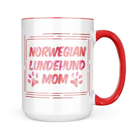 

Neonblond Dog & Cat Mom Norwegian Lundehund Mug gift for Coffee Tea lovers