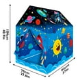 thumbnail image 4 of Yexmas Kids Play Tents Space House Play Tent for Boys Girls Toys for Indoor and Outdoor Portable Games Children Playhouse with Roll-up Door and Windows,Best Gift Christmas Birthday, 4 of 6
