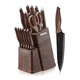 thumbnail image 1 of 15 Piezas De Juego De Cuchillos De Cocina Acero Inoxidable Belug Café, 1 of 5
